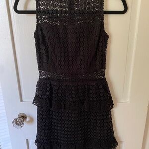 Little black lace dress size XS Leith